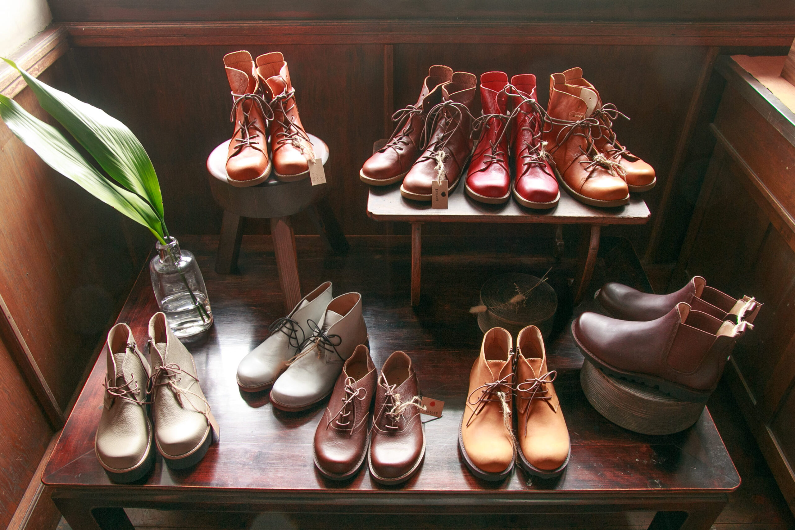 GROW NATURALLYの革靴、革小物の販売会　